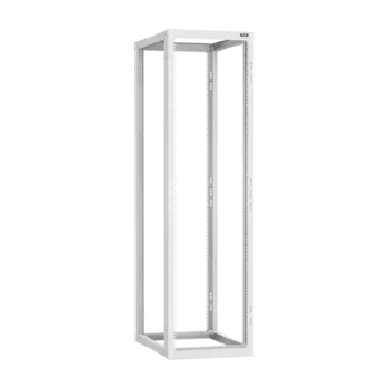 19" Монтажная стойка двухрамная раздвижная 42U Ш550хГ600-1000мм, серая