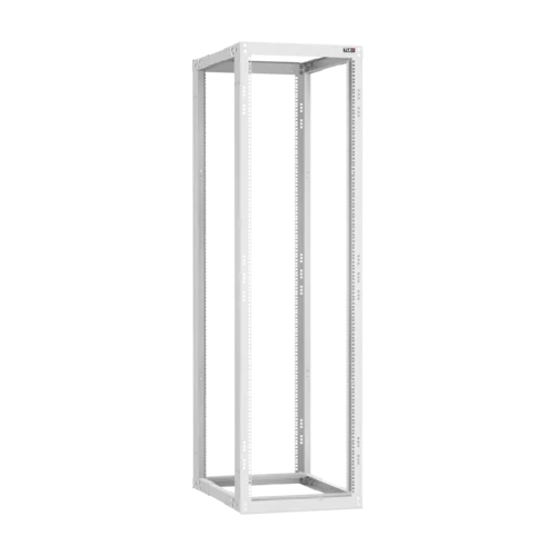 19" Монтажная стойка двухрамная раздвижная 42U Ш550хГ600-1000мм, серая