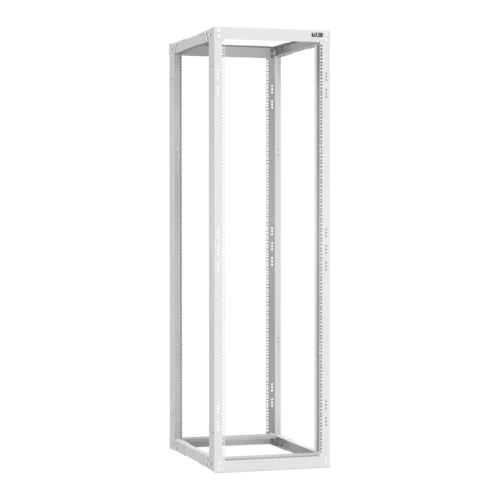 19" Монтажная стойка двухрамная раздвижная 42U Ш550хГ600-1000мм, серая
