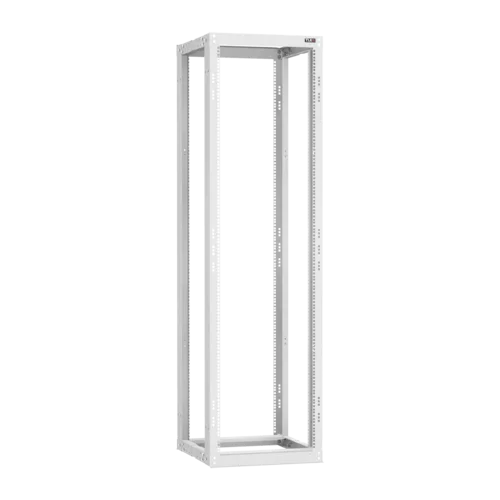 19" Монтажная стойка двухрамная раздвижная 42U Ш550хГ600-1000мм, серая