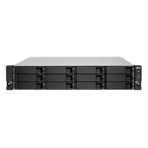 Сетевое хранилище Qnap TS-1283XU-RP-E2124-8G, 12xSATA 2,5", 3,5", 4x1000Base-T, 2x10Gbe SFP+, без дисков