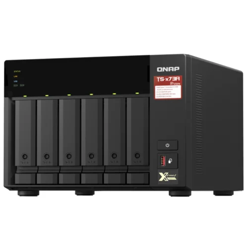 Сетевое хранилище Qnap TS-673A-8G, 6xSATA 2,5", 3,5", 2x1000Base-T, 2x2500Base-T, без дисков