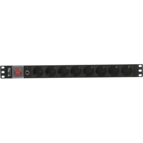Блок распределения питания Lanmaster TWT-PDU19-10A8P-1.8 гор.размещ. 8xSchuko базовые 10A Schuko 1.8