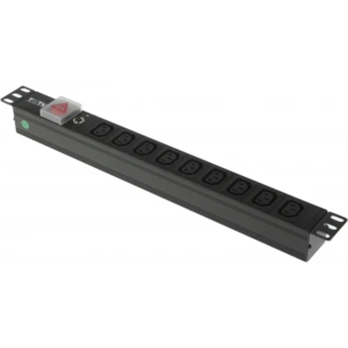 Блок распределения питания Lanmaster TWT-PDU19-10A9C3 гор.размещ. 9xC13 базовые 10A без вилки
