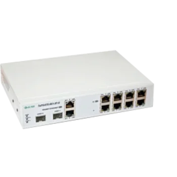 Оптический мультиплексор Eltex ToPGATE, 8 E1 + 1 Gb Ethernet, 2 шасси под SFP, 1U