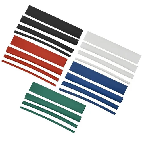 Набор трубок термоусадочных тонкостен. ТТУ 2/1; 4/2; 6/3; 8/4 (З; С; К; Ч) 20х8см разноцвет. IEK UDR