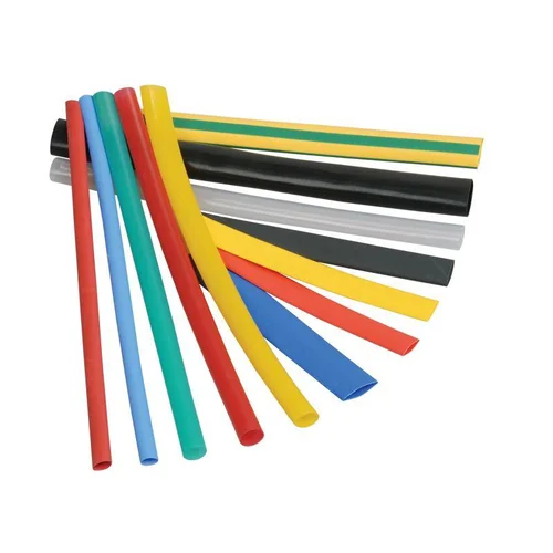 Набор трубок термоусадочных тонкостен. ТТУ 8/4 (4хЧ; 2хБ; К; С; Ж; З) 10х10см разноцвет. IEK UDRS-D4