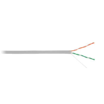 Кабель ULAN U/UTP 2 пары, Кат.5, внутренний, PVC, одножильный, 100МГц, серый, 305м