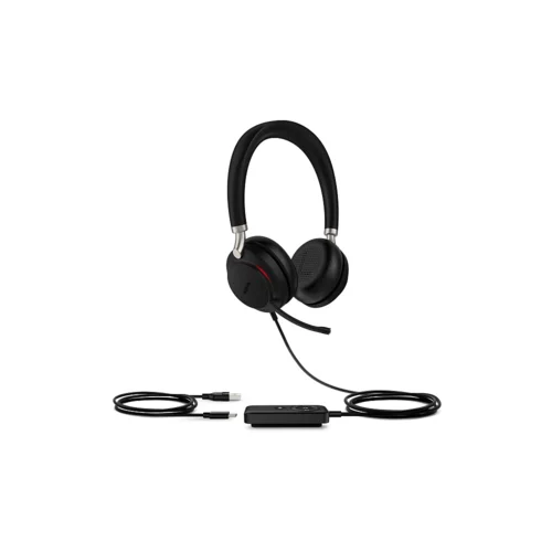 Гарнитура UH38 Dual UC-BAT Дуо, гибридная, USB/Bluetooth, HD звук, шумоподавление, LED-индикатор, з