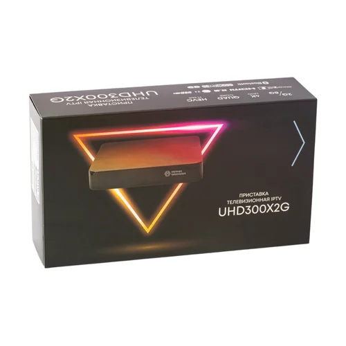 Приставка телевизионная 4K IPTV Vermax UHD300X2G