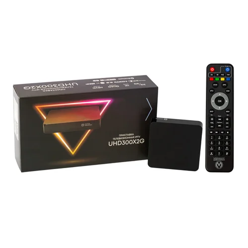 Приставка телевизионная 4K IPTV Vermax UHD300X2G