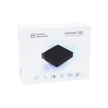 Приставка телевизионная 4K IPTV Vermax UHD300Y2G ATV