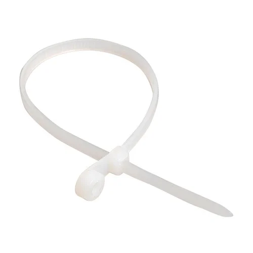 Хомут кабельный 3.5х200 нейл. бел. с отвер. для креп. ХОК (уп.100шт) IEK UHH40-5-200-100