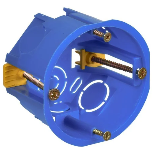 Коробка установочная С3 d68х45 для полых стен (с саморезами и пластик. лапками) IEK UKG10-068-045-00