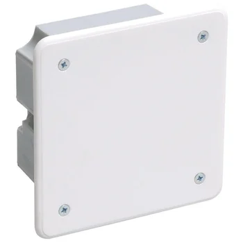 Коробка распаячная СП 92х92х45 КМ41021 для полых стен (с саморезами метал. лапки. с крышкой) IEK UKG