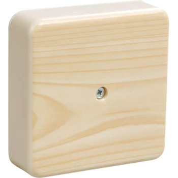 Коробка распаячная ОП 75х75х20 IP20 КМ41212-04 (6 клем. 6кв.мм) сосна IEK UKO10-075-075-020-K34