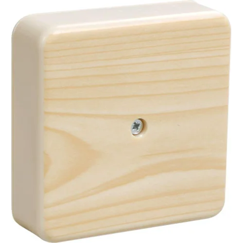 Коробка распаячная ОП 75х75х28 IP20 КМ41216-04 (6 клем. 6кв.мм) сосна IEK UKO10-075-075-028-K34