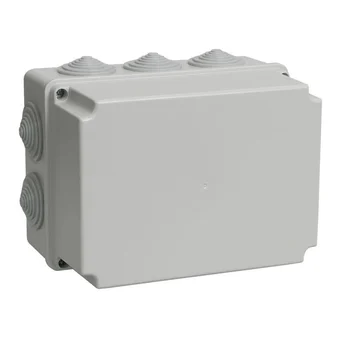 Коробка распаячная ОП 190х140х120 IP44 КМ41245 (10 каб.ввод.) IEK UKO10-190-140-120-K41-44