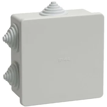 Коробка распаячная ОП 85х85х40 IP44 KM41235 (6 каб.ввод.) IEK UKO11-085-085-040-K41-44