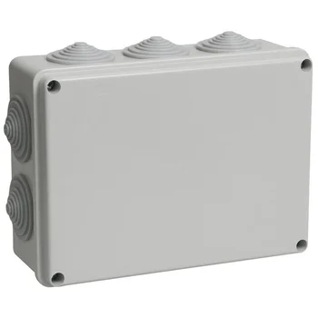 Коробка распаячная ОП 190х140х70 IP44 КМ41243 RAL7035 IEK UKO11-190-140-070-K41-44