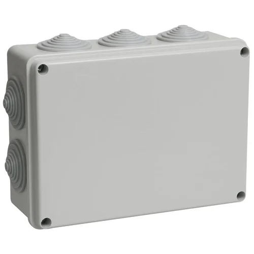 Коробка распаячная ОП 190х140х70 IP55 КМ41244 RAL7035 (10 гермовводов) IEK UKO11-190-140-070-K41-55