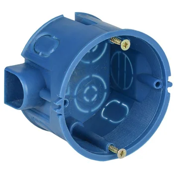 Коробка установочная С3 d68x45 для твердых стен (с саморезами и стык. узлами) IEK UKT10-068-045-000-