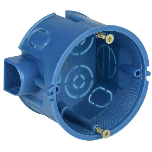 Коробка установочная С3 d68x45 для твердых стен (с саморезами и стык. узлами) IEK UKT10-068-045-000-