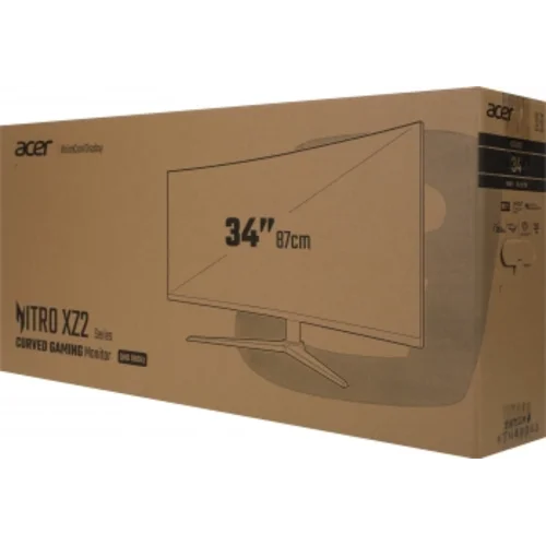 Монитор Acer 34" Nitro XZ342CUV3bmiiphx черный VA LED 1ms 21:9 HDMI M/M матовая HAS 400cd 178гр/178г