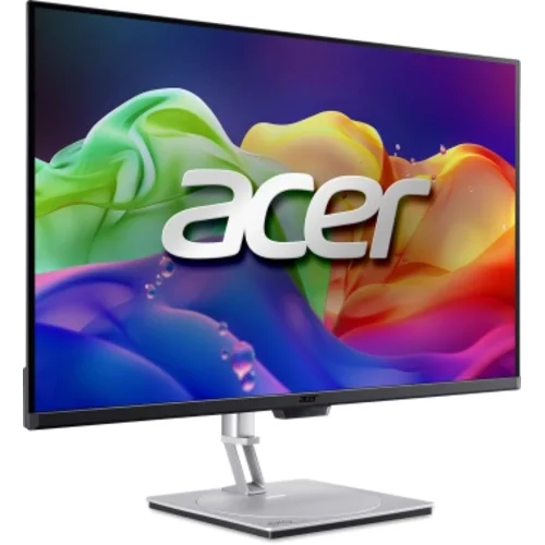 Монитор Acer 31.5" ProCreator PE320QKXsmiiphuzx серебристый QD OLED LED 0.03ms 16:9 HDMI M/M матовая