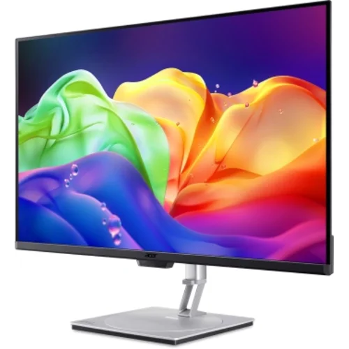 Монитор Acer 31.5" ProCreator PE320QKXsmiiphuzx серебристый QD OLED LED 0.03ms 16:9 HDMI M/M матовая