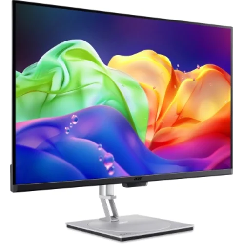 Монитор Acer 31.5" ProCreator PE320QKXsmiiphuzx серебристый QD OLED LED 0.03ms 16:9 HDMI M/M матовая