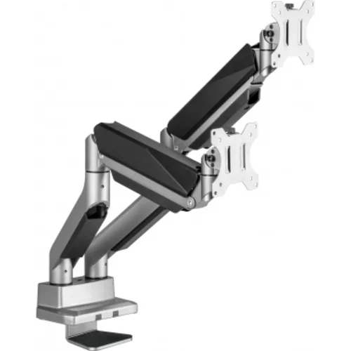 Кронштейн для мониторов Ultramounts UM718 серый 17"-35" макс.15кг крепление к столешнице поворот и н