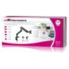 Кронштейн для мониторов Ultramounts UM719B черный 17"-35" макс.10.5кг крепление к столешнице поворот