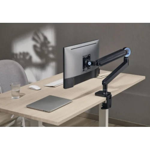 Кронштейн для мониторов Ultramounts UM719B черный 17"-35" макс.10.5кг крепление к столешнице поворот