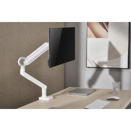 Кронштейн для мониторов Ultramounts UM719W белый 17"-35" макс.10.5кг крепление к столешнице поворот