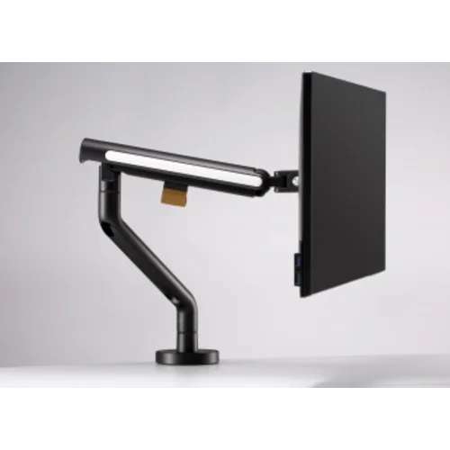 Кронштейн для мониторов Ultramounts UM725B черный 17"-32" макс.9кг крепление к столешнице поворот и