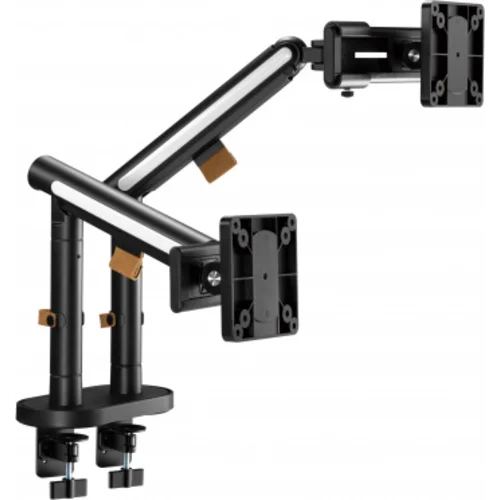 Кронштейн для мониторов Ultramounts UM727B черный 17"-32" макс.9кг крепление к столешнице поворот и