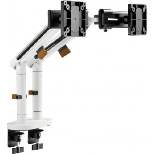 Кронштейн для мониторов Ultramounts UM727W белый 17"-32" макс.9кг крепление к столешнице поворот и н