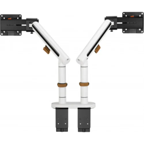 Кронштейн для мониторов Ultramounts UM727W белый 17"-32" макс.9кг крепление к столешнице поворот и н