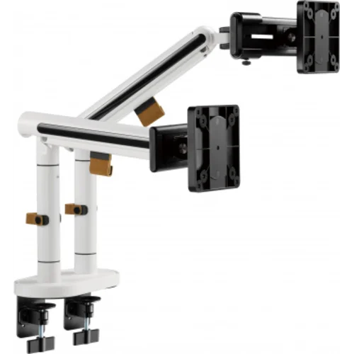 Кронштейн для мониторов Ultramounts UM727W белый 17"-32" макс.9кг крепление к столешнице поворот и н