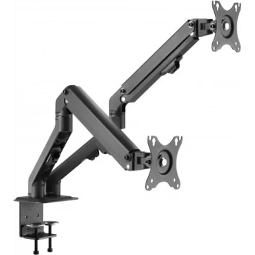 Кронштейн для мониторов Ultramounts UM729 черный 17"-27" макс.7кг крепление к столешнице поворот и н