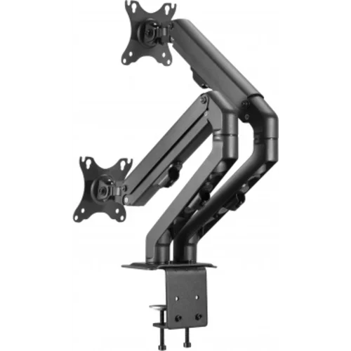Кронштейн для мониторов Ultramounts UM729 черный 17"-27" макс.7кг крепление к столешнице поворот и н
