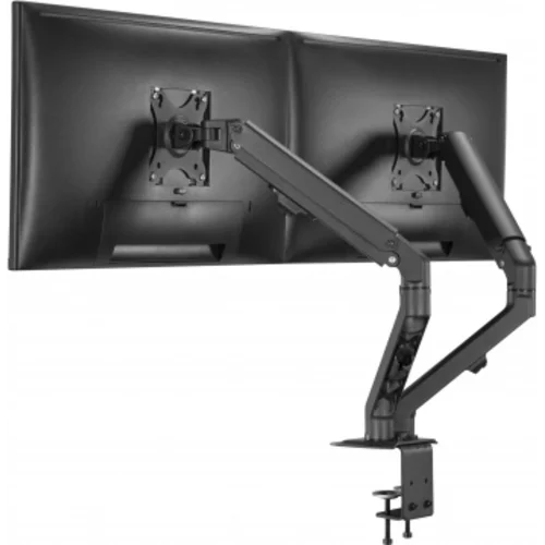 Кронштейн для мониторов Ultramounts UM729 черный 17"-27" макс.7кг крепление к столешнице поворот и н