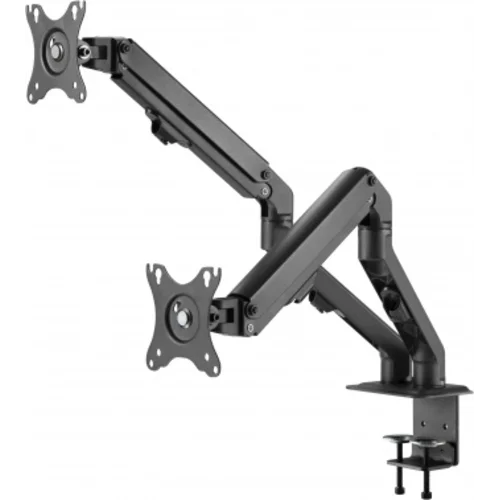 Кронштейн для мониторов Ultramounts UM729 черный 17"-27" макс.7кг крепление к столешнице поворот и н