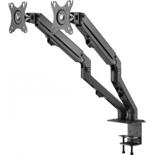 Кронштейн для мониторов Ultramounts UM729 черный 17"-27" макс.7кг крепление к столешнице поворот и н