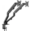 Кронштейн для мониторов Ultramounts UM729 черный 17"-27" макс.7кг крепление к столешнице поворот и н