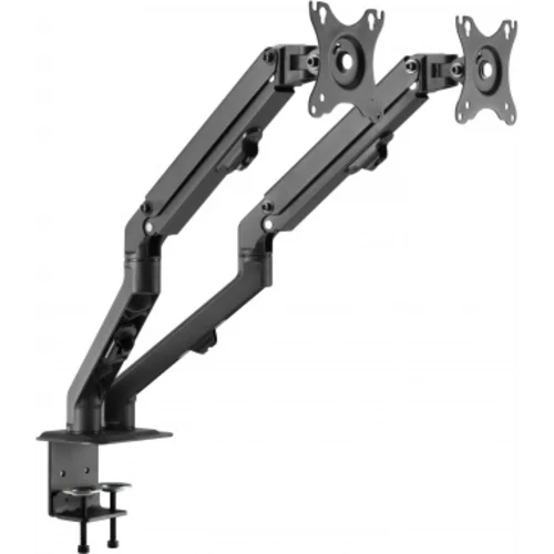 Кронштейн для мониторов Ultramounts UM729 черный 17"-27" макс.7кг крепление к столешнице поворот и н