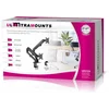 Кронштейн для мониторов Ultramounts UM729 черный 17"-27" макс.7кг крепление к столешнице поворот и н