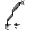Кронштейн для мониторов Ultramounts UM730 черный 17"-45" макс.16кг крепление к столешнице поворот и