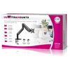 Кронштейн для мониторов Ultramounts UM730 черный 17"-45" макс.16кг крепление к столешнице поворот и